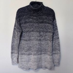 Haven Well Within 100% Cotton Ombre Roll Neck Sweater Size Small